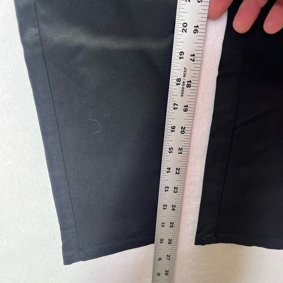 Maurices Black Casual Work Pants Womens 9/10s Short Stretch Office Waitress 2078 - Picture 6 of 9